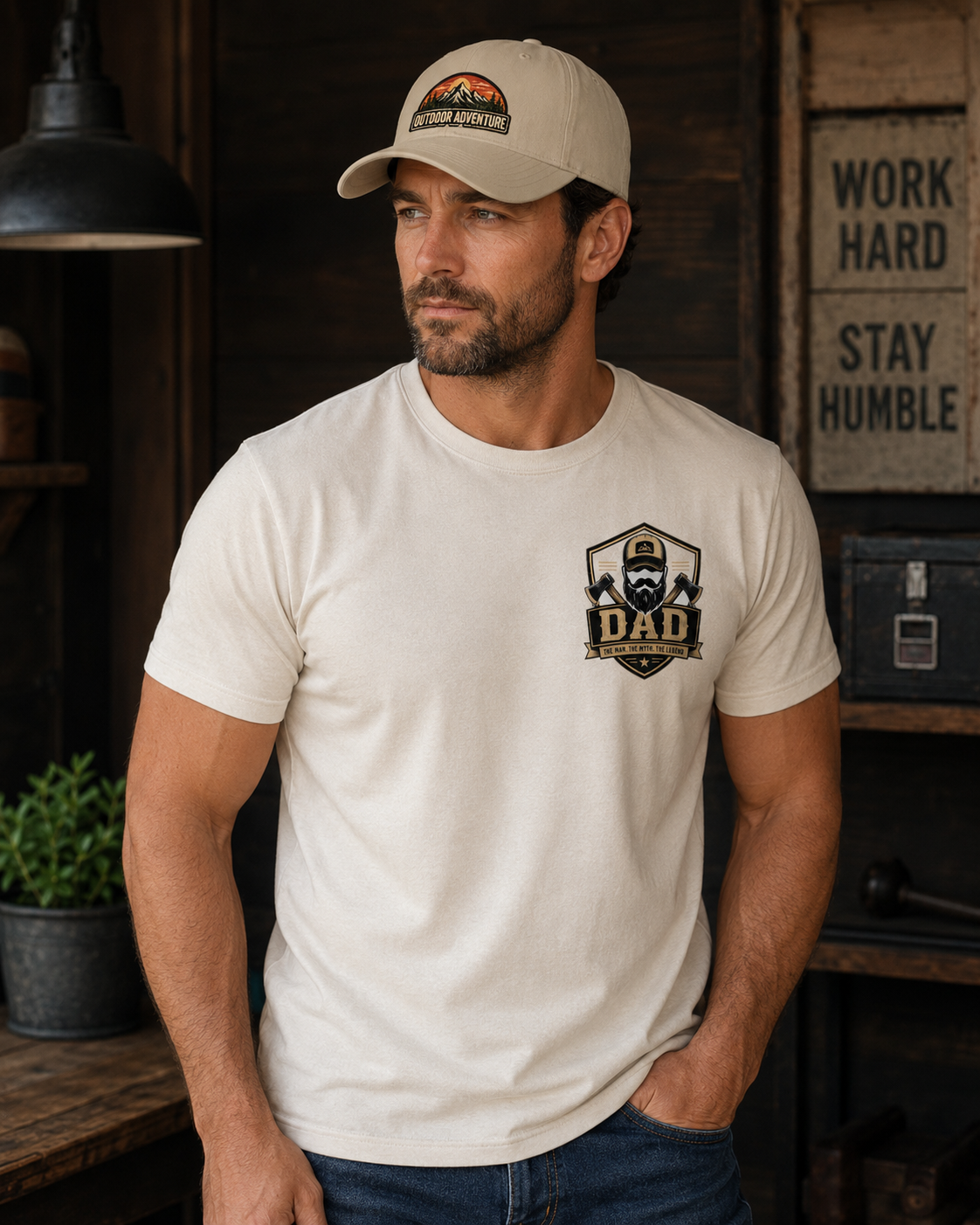 Dad Shirt for Men, The Man The Myth The Legend T-Shirt, Father’s Day Gift, Dad Birthday Shirt, Outdoor Dad Tee