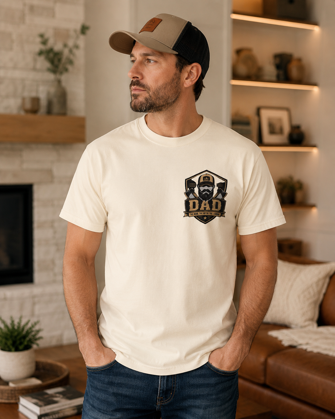 Dad Shirt for Men, The Man The Myth The Legend T-Shirt, Father’s Day Gift, Dad Birthday Shirt, Outdoor Dad Tee