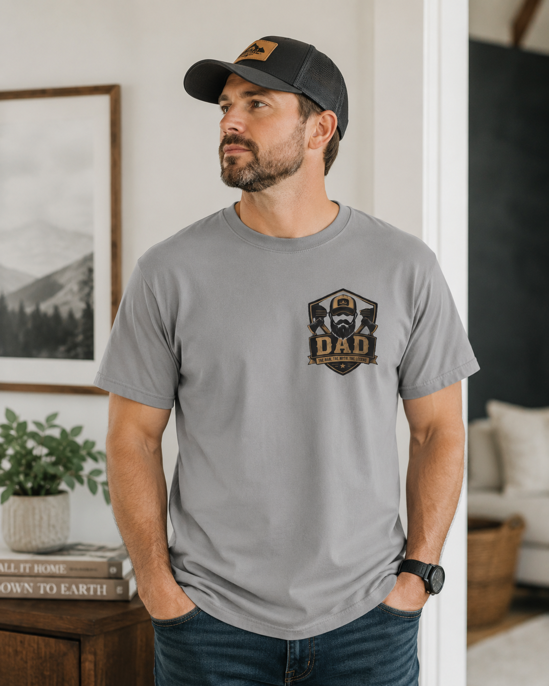 Dad Shirt for Men, The Man The Myth The Legend T-Shirt, Father’s Day Gift, Dad Birthday Shirt, Outdoor Dad Tee